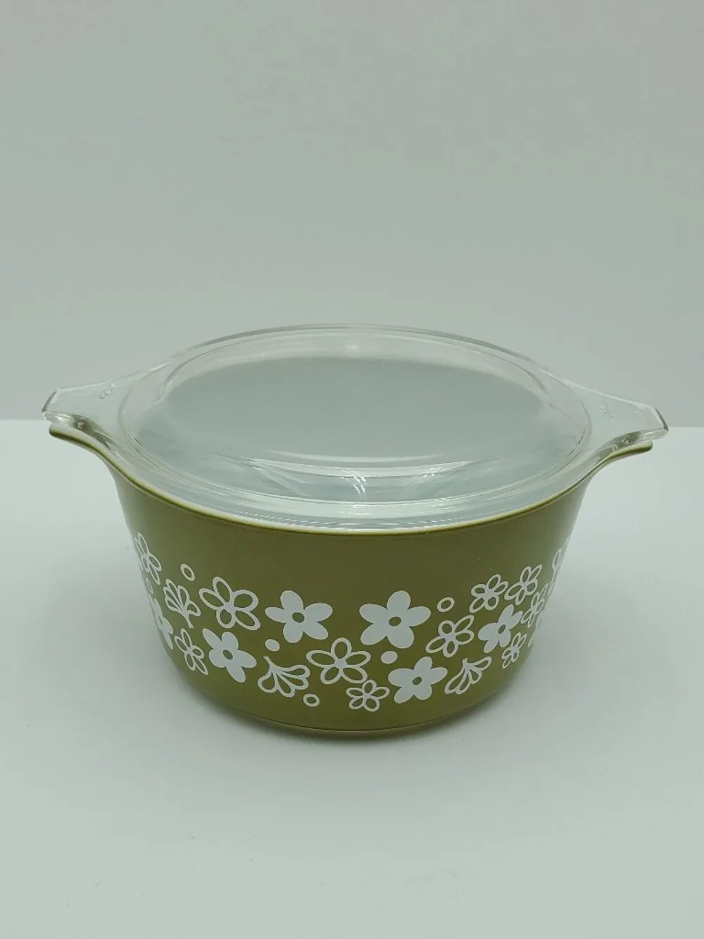 Pyrex Spring Blossom 1 Qt Round Casserole with Lid Crazy Daisy 1 Quart Baker